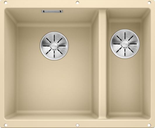 Мийка для кухні прямокутна BLANCO SUBLINE 340/160-U SILGRANIT під стільницю чаша зліва шампань 523554