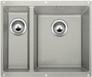 Мойка для кухни прямоугольная BLANCO SUBLINE 340/160-U SILGRANIT под столешницу  чаша справа  жемчужный 523561