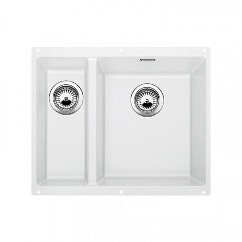 Мийка для кухні прямокутна BLANCO SUBLINE 340/160-U SILGRANIT під стільницю чаша справа білий 523562