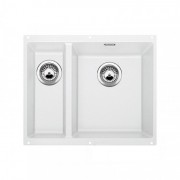 Мойка для кухни прямоугольная BLANCO SUBLINE 340/160-U SILGRANIT под столешницу  чаша справа  белый 523562