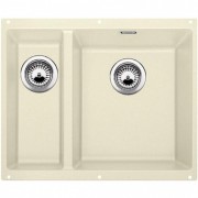 Мойка для кухни прямоугольная BLANCO SUBLINE 340/160-U SILGRANIT под столешницу  чаша справа  жасмин 523563