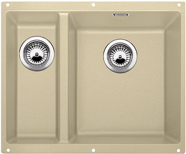 Мойка для кухни прямоугольная BLANCO SUBLINE 340/160-U SILGRANIT под столешницу  чаша справа  шампань 523564