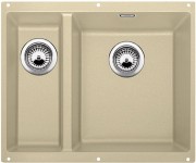 Мойка для кухни прямоугольная BLANCO SUBLINE 340/160-U SILGRANIT под столешницу  чаша справа  шампань 523564