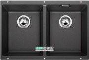 Мойка для кухни прямоугольная BLANCO SUBLINE 350/350-U SILGRANIT под столешницу  антрацит 523574