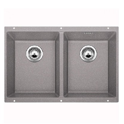 Мойка для кухни прямоугольная BLANCO SUBLINE 350/350-U SILGRANIT под столешницу  алюметаллик 523576