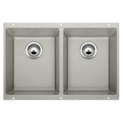 Мойка для кухни прямоугольная BLANCO SUBLINE 350/350-U SILGRANIT под столешницу  жемчужный 523577