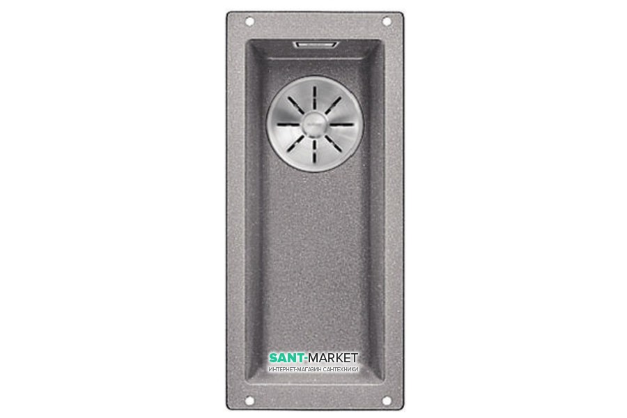 Мойка для кухни прямоугольная Blanco SUBLINE 160-U SILGRANIT искусственный гранит  алюметаллик 523398