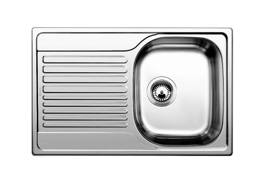 Мойка для кухни прямоугольная Blanco Tipo 45 S Compact нержавеющая сталь декор 513675