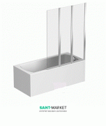 Шторка для асимметричной ванны Kolo Split 120х150 правосторонняя GPNA12222003R