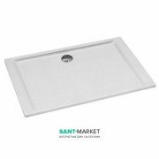 Душовий піддон Kolo Pacyfik 100х80 прямокутний білий XBP0718101