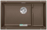 Мойка для кухни прямоугольная BLANCO SUBLINE 700-U Level SILGRANIT под столешницу  мускат 523546
