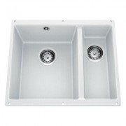 Мойка для кухни прямоугольная BLANCO SUBLINE 340/160-U SILGRANIT под столешницу  чаша слева  белый 523552