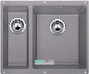 Мойка для кухни прямоугольная BLANCO SUBLINE 340/160-U SILGRANIT под столешницу  чаша справа  алюметаллик 523560