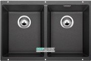 Мойка для кухни прямоугольная BLANCO SUBLINE 350/350-U SILGRANIT под столешницу  антрацит 523574
