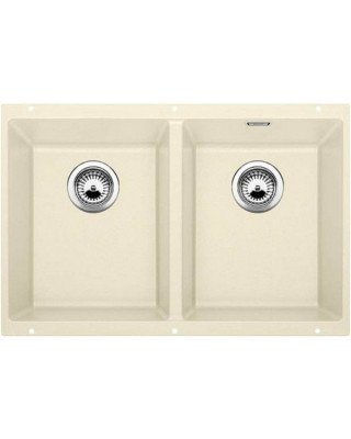 Мийка для кухні прямокутна BLANCO SUBLINE 350/350-U SILGRANIT під стільницю жасмин 523579