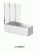 Шторка для асимметричной ванны Kolo Split 120х150 левосторонняя GPNA12222003L