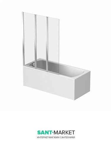 Шторка для прямокутної ванни Kolo Split 120х150 левосторонняя GPNS12222003L