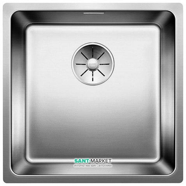 Мойка для кухни квадратная Blanco Andano 400-U нержавеющая сталь зеркальная полировка 522959