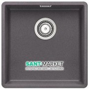 Мойка для кухни квадратная BLANCO SUBLINE 400-F SILGRANIT  темная скала 523495