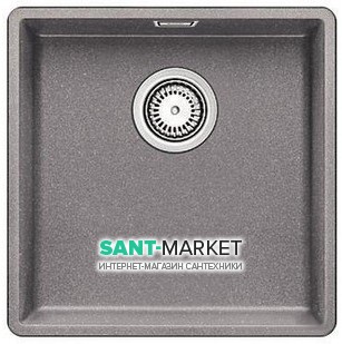 Мойка для кухни квадратная BLANCO SUBLINE 400-F SILGRANIT  алюметаллик 523496