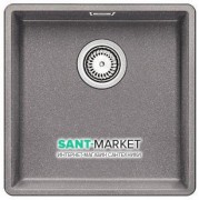 Мийка для кухні квадратна BLANCO SUBLINE 400-F SILGRANIT алюметаллик 523496