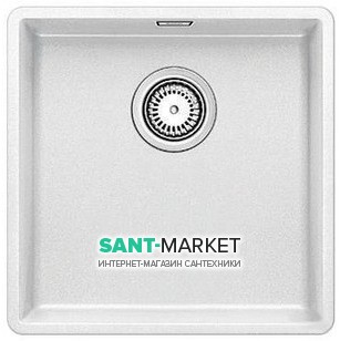 Мийка для кухні квадратна BLANCO SUBLINE 400-F SILGRANIT білий 523497