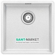 Мийка для кухні квадратна BLANCO SUBLINE 400-F SILGRANIT білий 523497