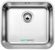 Мойка для кухни квадратная Blanco Supra 450-U нержавеющая сталь полированная 518204