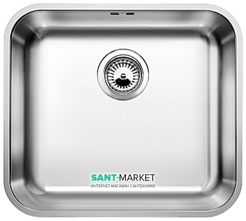 Мийка для кухні квадратна Blanco Supra 450-U нержавіюча сталь полірована 518203