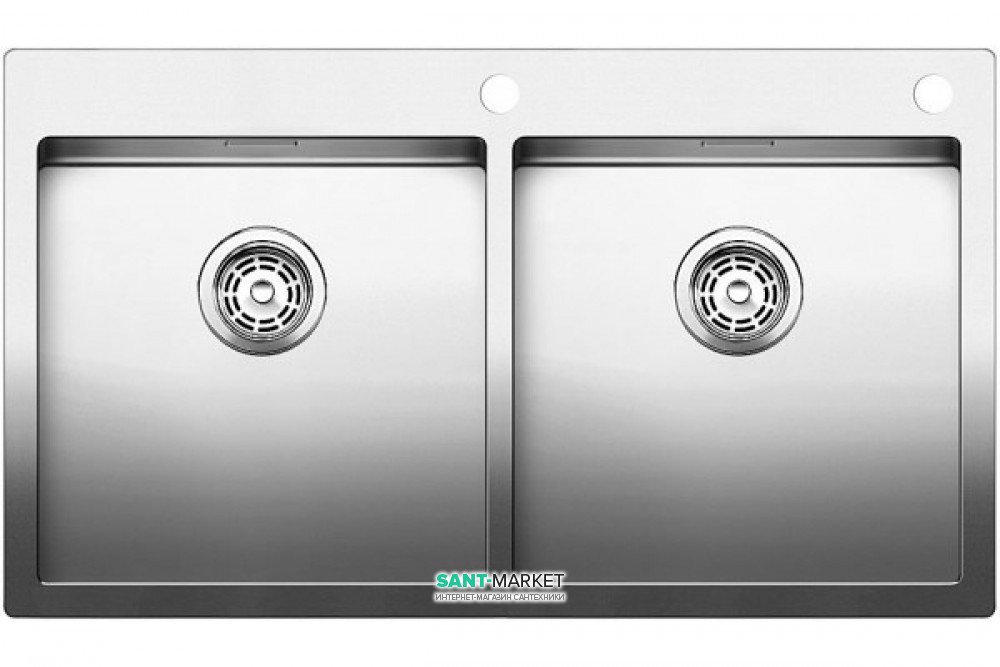 Мийка для кухні прямокутна Blanco Andano 400/400-IF-А нержавіюча сталь дзеркальна поліровка 522998