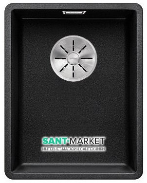 Мойка для кухни прямоугольная BLANCO SUBLINE 320-F SILGRANIT антрацит 523416