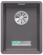Мойка для кухни прямоугольная BLANCO SUBLINE 320-F SILGRANIT темная скала 523417