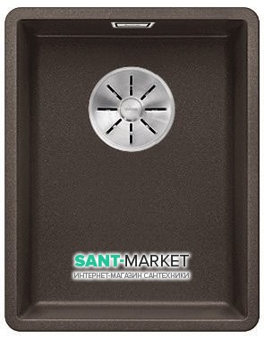 Мойка для кухни прямоугольная BLANCO SUBLINE 320-F SILGRANIT кофе 523421