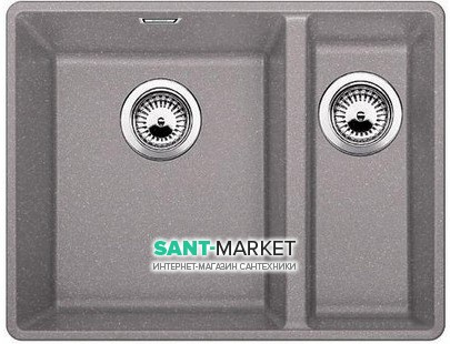 Мийка для кухні прямокутна BLANCO SUBLINE 340/160-F штучний граніт алюметаллик 523570