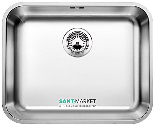 Мийка для кухні прямокутна Blanco Supra 500-U нержавіюча сталь полірована 518205