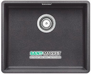 Мойка для кухни прямоугольная BLANCO SUBLINE 500-F SILGRANIT  темная скала 523533