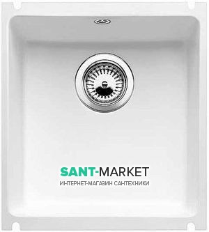 Мойка для кухни прямоугольная BLANCO SUBLINE 375-U керамика PuraPlus  под столешницу  глянцевый белый 523726