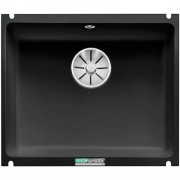 Мийка для кухні прямокутна BLANCO SUBLINE 500-U кераміка PuraPlus під стільницю чорний 523740