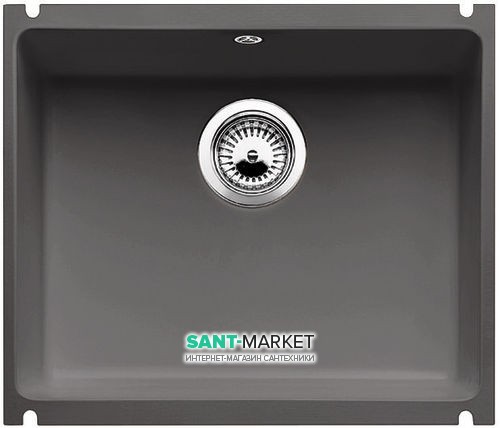 Мийка для кухні прямокутна BLANCO SUBLINE 500-U кераміка PuraPlus під стільницю базальт 523739