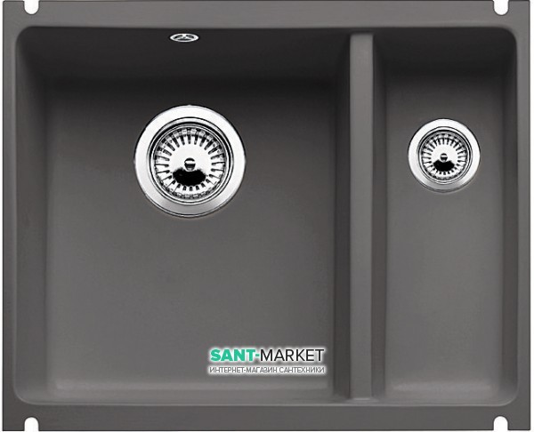 Мийка для кухні прямокутна BLANCO SUBLINE 350/150-U кераміка PuraPlus під стільницю базальт 523746