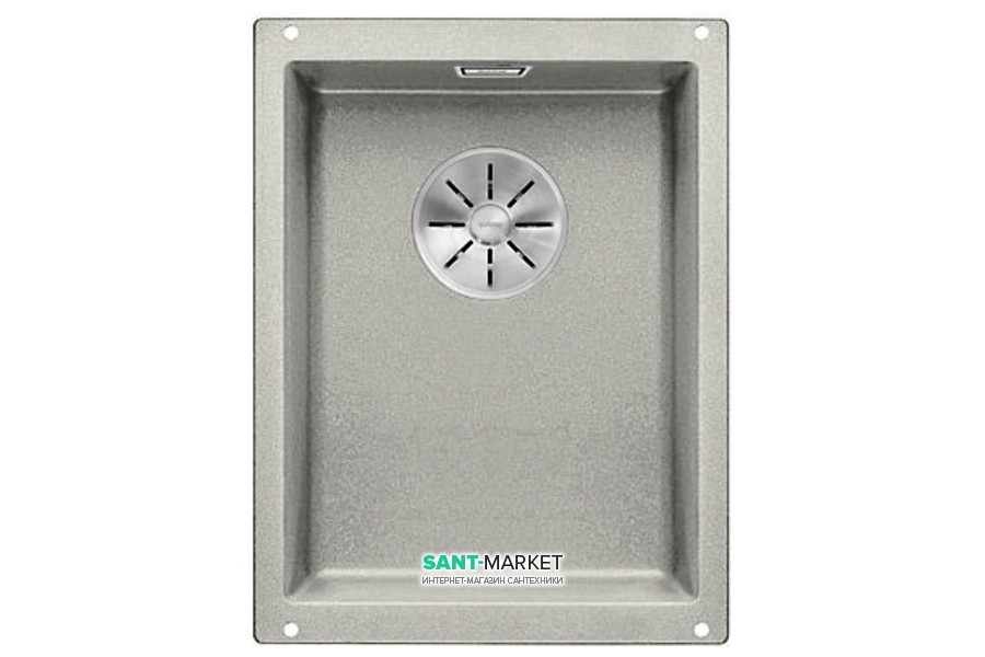 Мийка для кухні прямокутна Blanco SUBLINE 320-U SILGRANIT штучний граніт перловий 523409