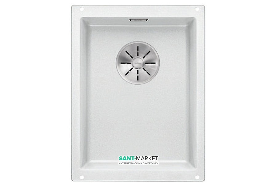 Мойка для кухни прямоугольная Blanco SUBLINE 320-U SILGRANIT искусственный гранит  белый 523410