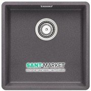 Мойка для кухни квадратная BLANCO SUBLINE 400-F SILGRANIT  темная скала 523495
