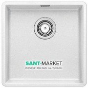 Мойка для кухни квадратная BLANCO SUBLINE 400-F SILGRANIT  белый 523497