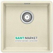 Мойка для кухни квадратная BLANCO SUBLINE 400-F SILGRANIT  жасмин 523498