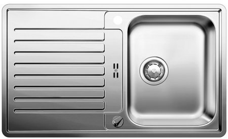 Мийка для кухні прямокутна BLANCO CLASSIC PRO 45 S-IF нержавіюча сталь клапан-автомат дзеркальна поліровка 523661