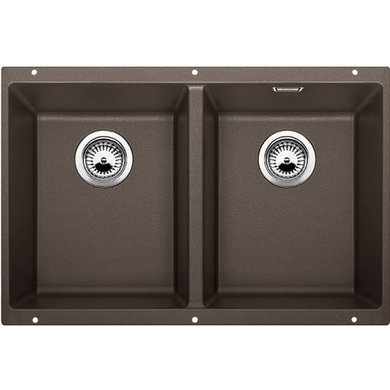Мийка для кухні прямокутна BLANCO SUBLINE 350/350-U SILGRANIT під стільницю кави 523583