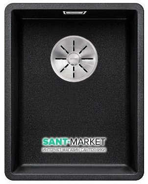 Мойка для кухни прямоугольная BLANCO SUBLINE 320-F SILGRANIT антрацит 523416