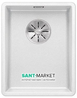 Мойка для кухни прямоугольная BLANCO SUBLINE 320-F SILGRANIT белый 523419