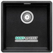 Мийка для кухні квадратна BLANCO SUBLINE 400-F SILGRANIT антрацит 523475